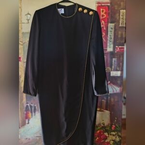 Vintage Caron Chicago Black Dress